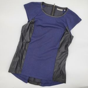 Halogen Faux Leather top